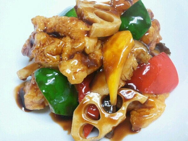 から揚げの黒酢煮