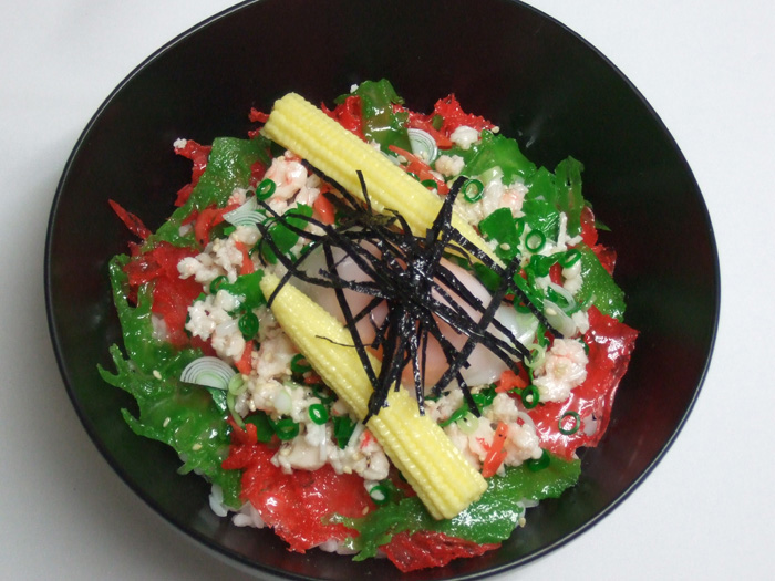 カニフレーク丼
