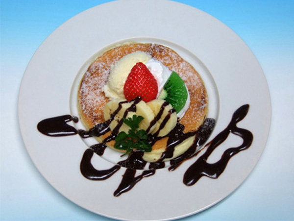 チョコホットケーキ