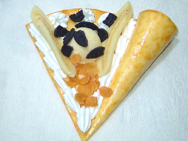 バナナ&クッキークレープ