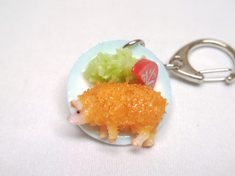 リアルとんかつキーホルダー